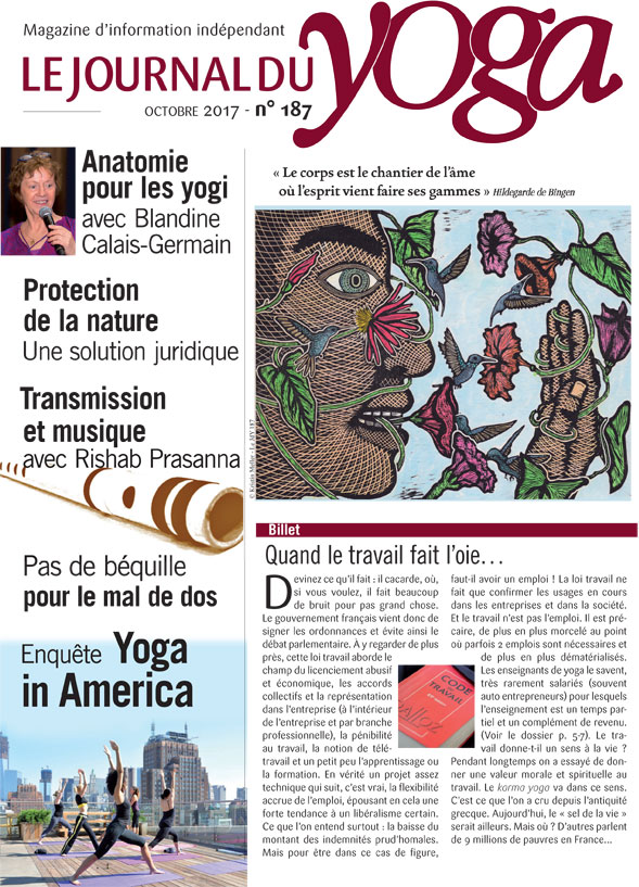 Le Journal du Yoga n°187 - La une